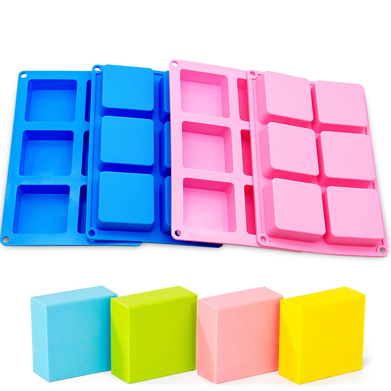 Soap Mold Silicone Loaf - قوالب صابون مربعة من السيليكون للشوكولاتة