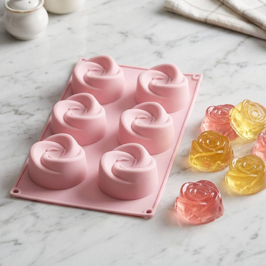 Soap Mold Silicone Loaf - قالب سيليكون على شكل وردة بـ