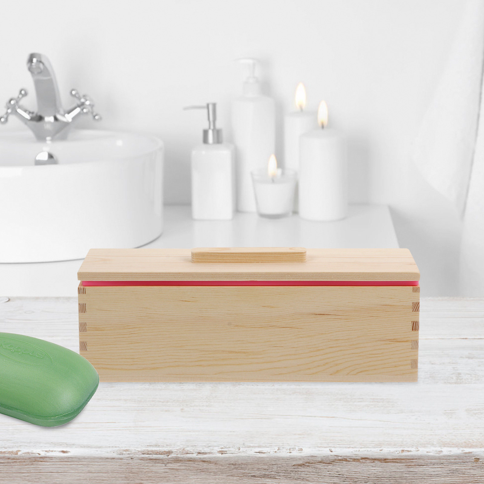 صندوق قوالب صابون من الخشب الط - مراجعة Quality Soap Making Kit وسعره