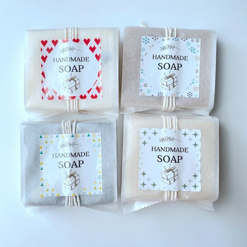 كيس تغليف الصابون اليدوية مع م - مراجعة Kraft Soap Label وسعره