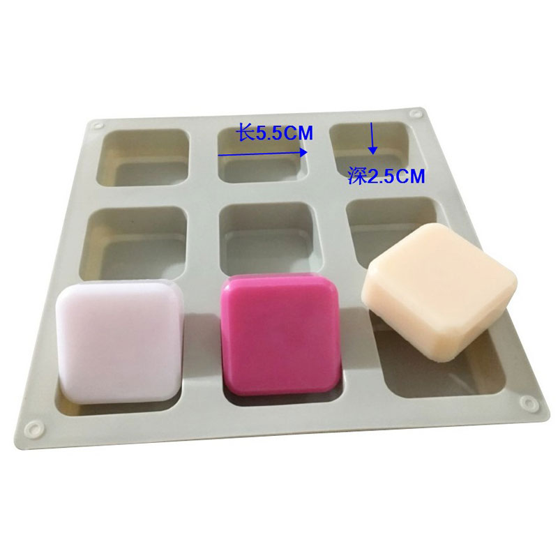 1 قطعة سيليكون الصابون قوالب 9 - مراجعة Soap Mold Silicone Loaf وسعره